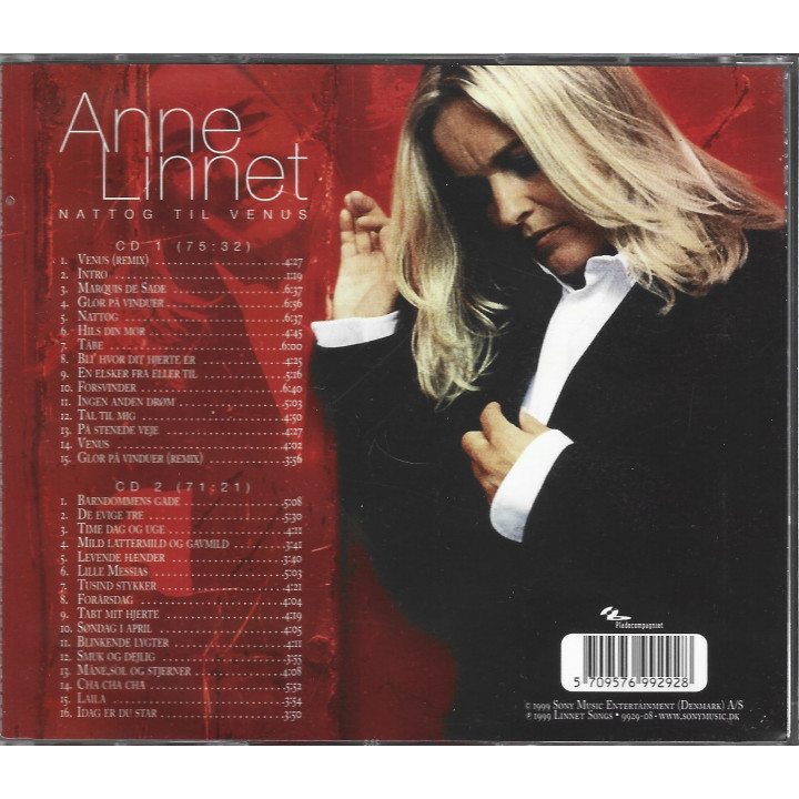Anne Linnet – Nattog Til Venus - De Bedste Sange Vol. 1