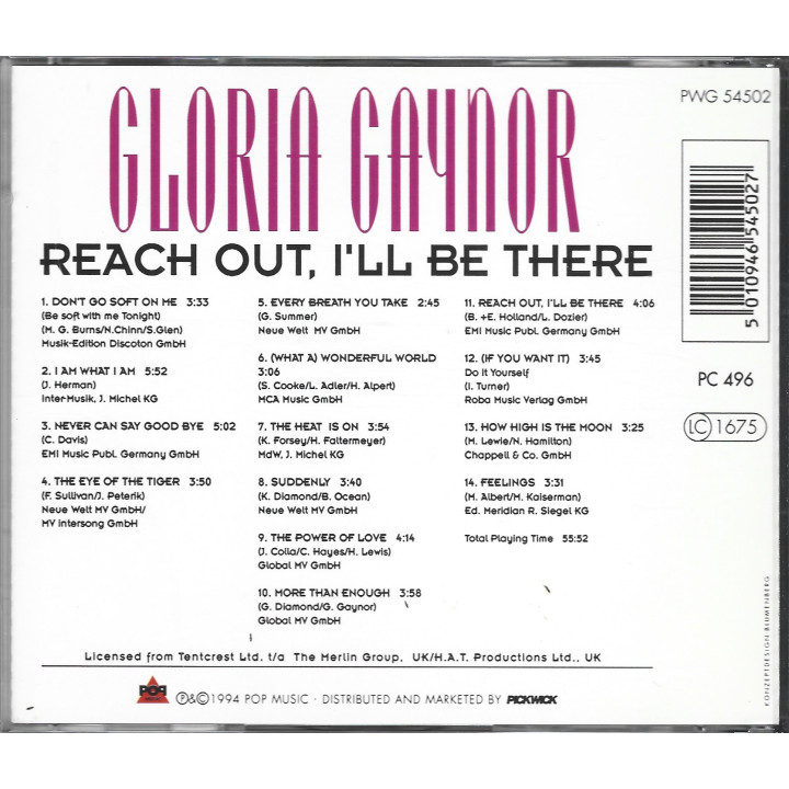 Gloria Gaynor – Reach Out, I'll Be There
