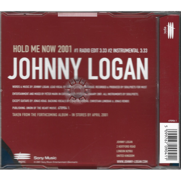Johnny Logan – Hold Me Now 2001