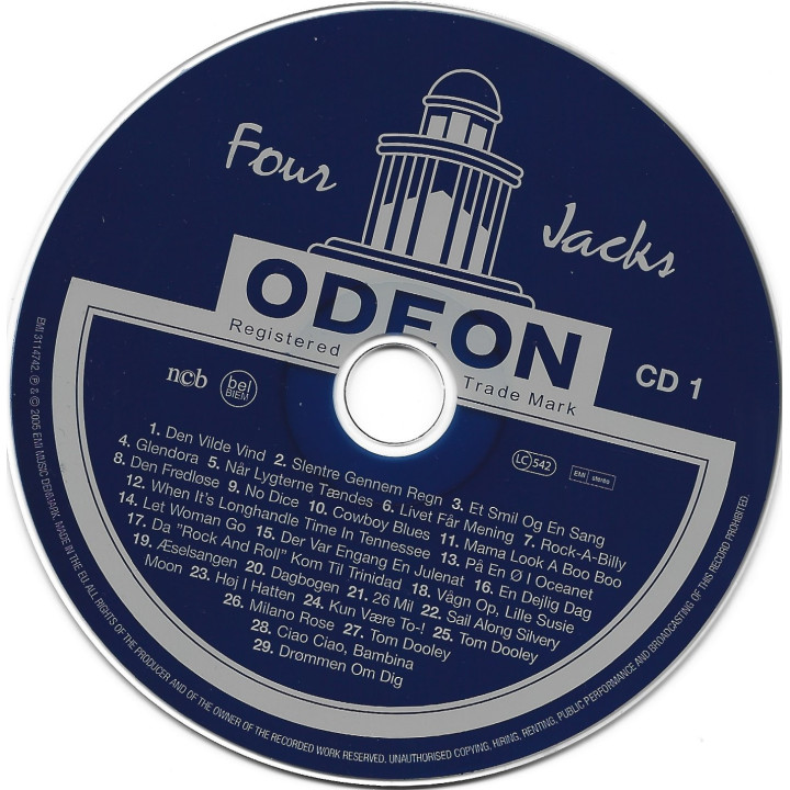 Four Jacks – Samlede Udgivelser 1957 - 1964 Og Sjældne Indspilninger