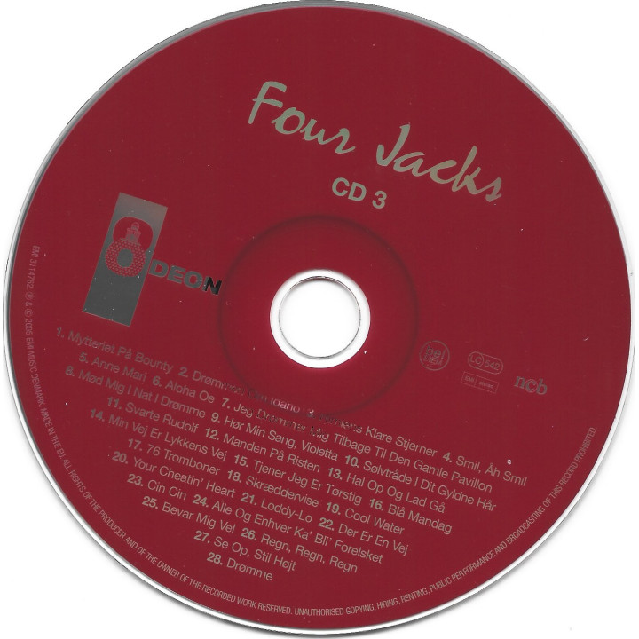 Four Jacks – Samlede Udgivelser 1957 - 1964 Og Sjældne Indspilninger