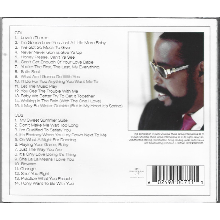 Barry White – Gold - The Very Best Of
