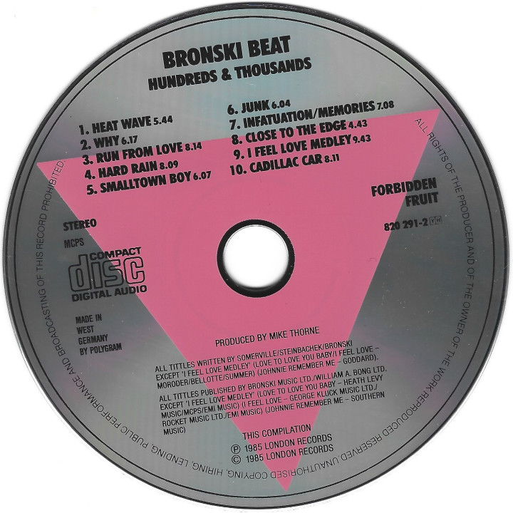 Bronski Beat – Hundreds & Thousands