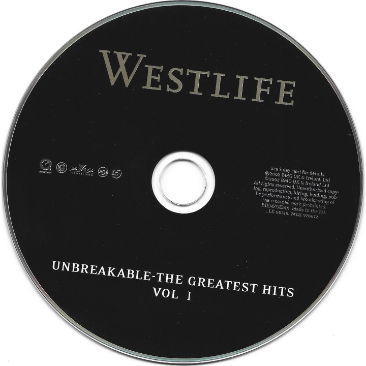 Westlife – Unbreakable - The Greatest Hits Vol. 1