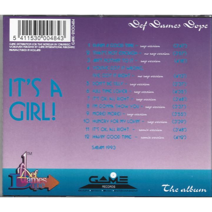 Def Dames Dope – It's A Girl! - The Album