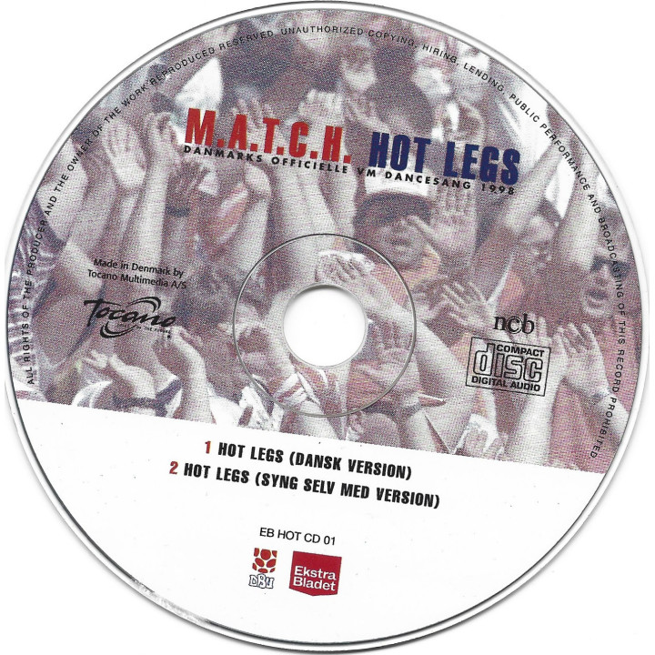 M.A.T.C.H. – Hot Legs (Danmarks Officielle VM "Dancesang" 1998)