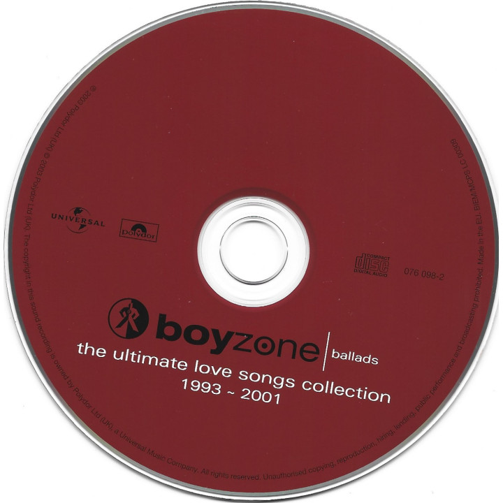 Boyzone – Ballads - The Ultimate Love Songs Collection 1993~2001