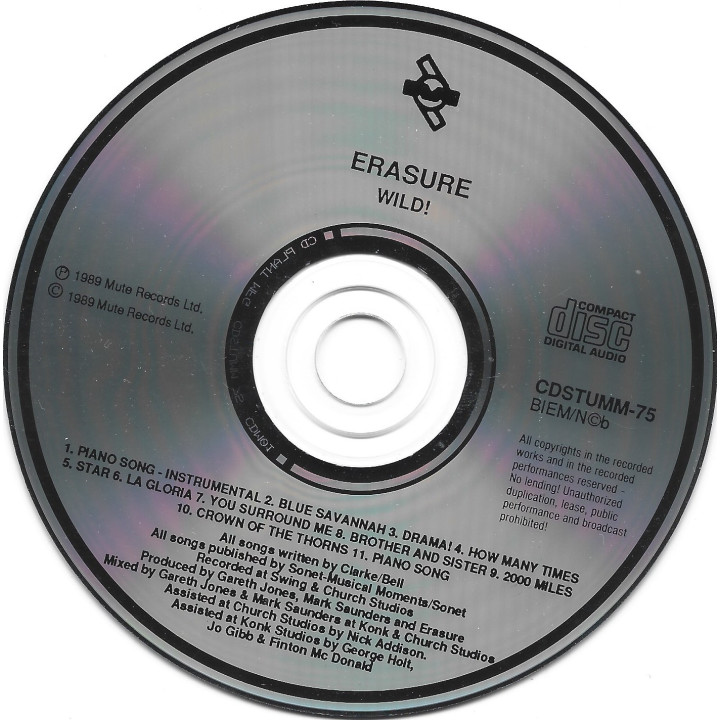 Erasure – Wild!