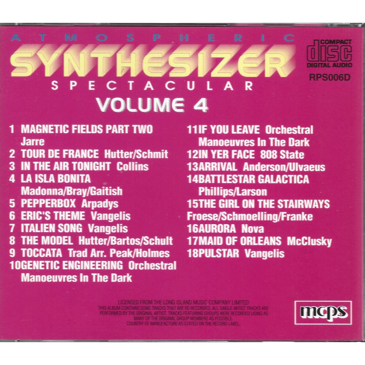 Atmospheric Synthesizer Spectacular - Volume 4