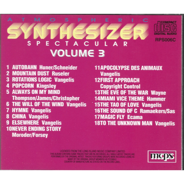 Atmospheric Synthesizer Spectacular - Volume 3