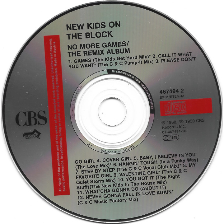 NKOTB – No More Games / The Remix Album