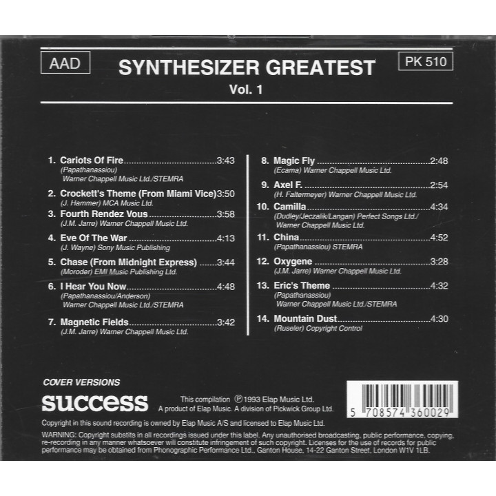 Russell B. – Synthesizer Greatest Vol. 1