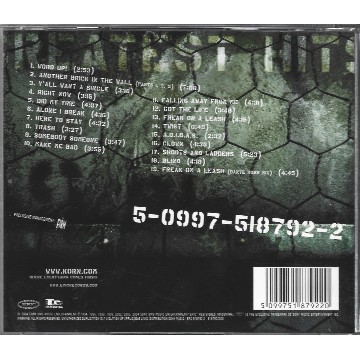 Korn – Greatest Hits Vol. 1