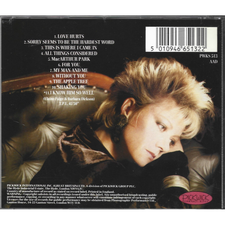 Elaine Paige – Love Hurts