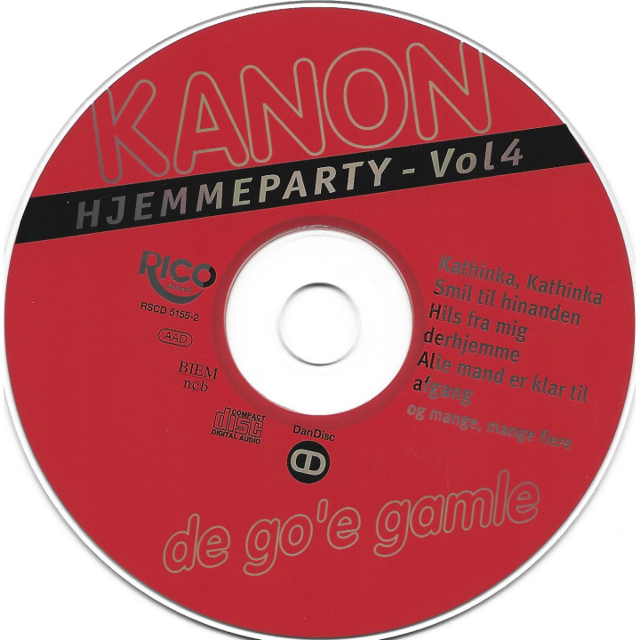 Rico Kvintetten – Kanon Hjemmeparty-Box Vol 4