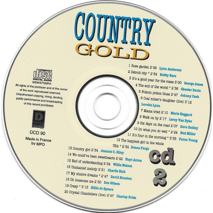 Country Gold CD 2