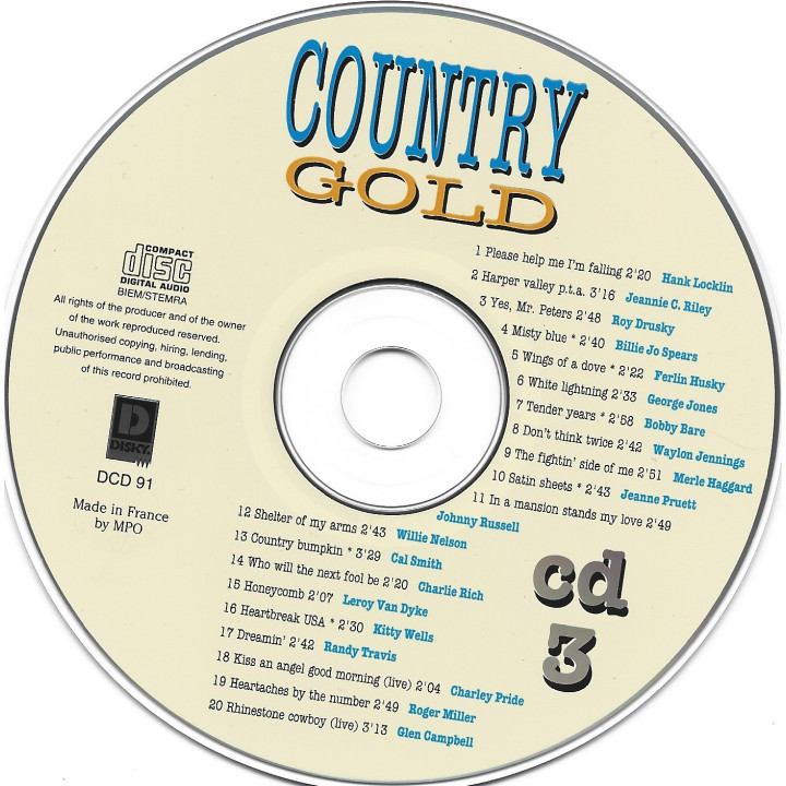 Country Gold CD 3
