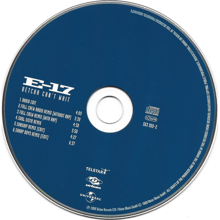 E-17 – Betcha Can't Wait