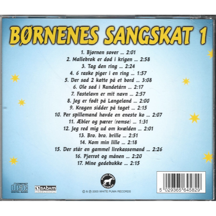 Børnenes Sangskat 1 Vol 2