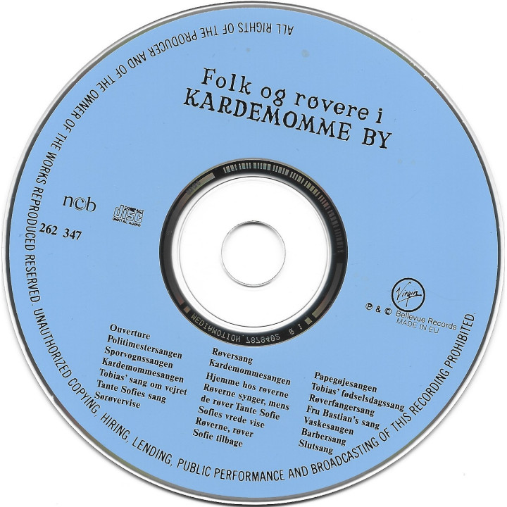 Thorbjørn Egner – Folk Og Røvere I Kardemomme By