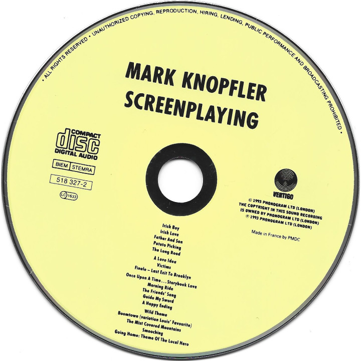 Mark Knopfler – Screenplaying