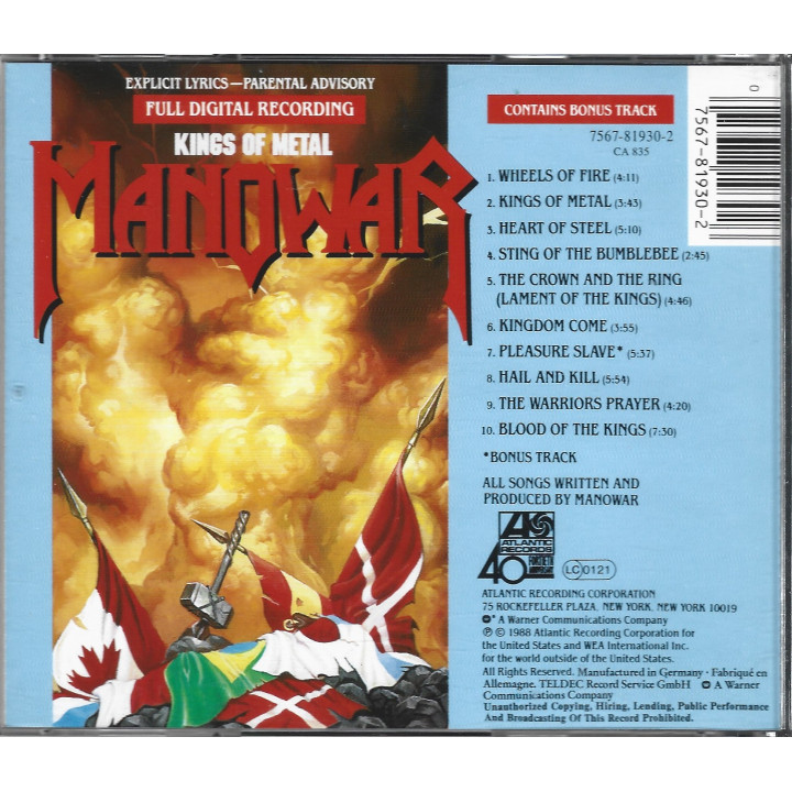 Manowar – Kings Of Metal