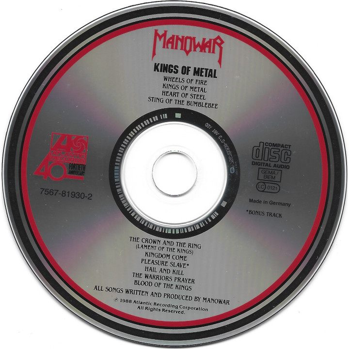 Manowar – Kings Of Metal