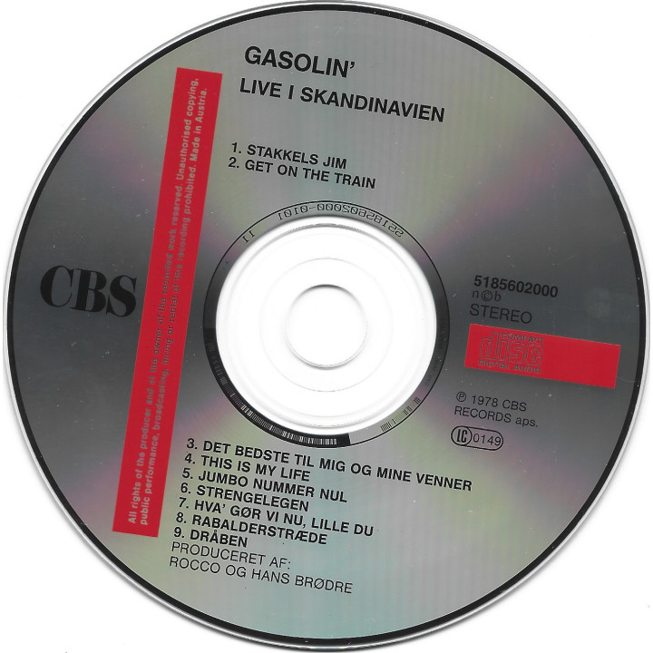 Gasolin' – Live I Skandinavien (Gøglernes Aften)