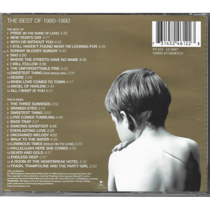 U2 – The Best Of 1980-1990&B-Sides