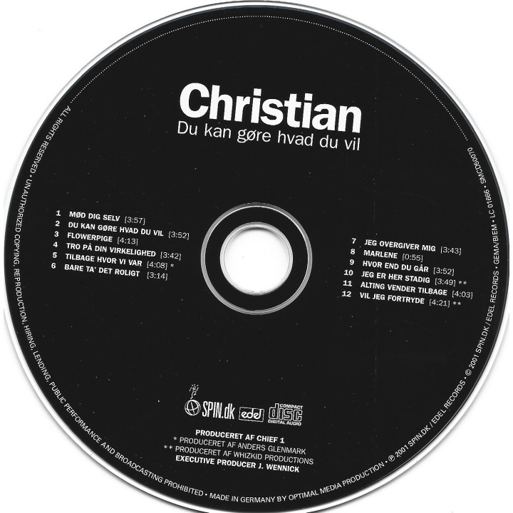 Christian – Du Kan Gøre Hvad Du Vil