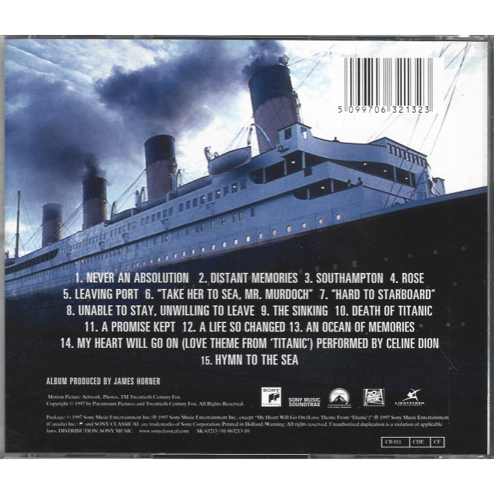 James Horner – Titanic (Music From The Motion Picture)