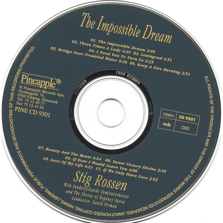 Stig Rossen – The Impossible Dream